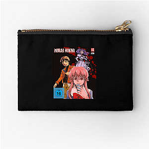 Mirai Nikki: Predict This The Future Diary Zipper Pouches
