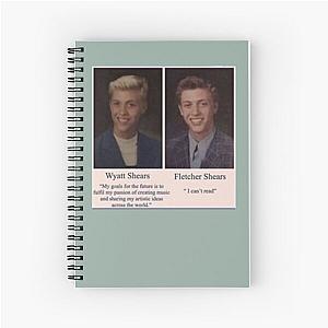 The Garden Fletcher and Wyatt Shears   Spiral Notebook