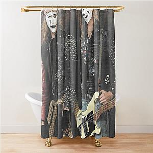 The Garden Horseshit on Route Shower Curtain