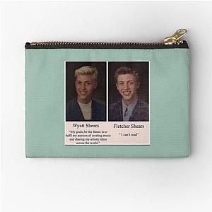 The Garden Fletcher and Wyatt Shears   Zipper Pouch