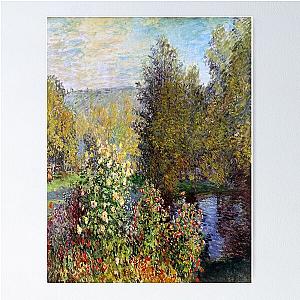 Corner of the Garden at Montgeron-Claude Monet Poster