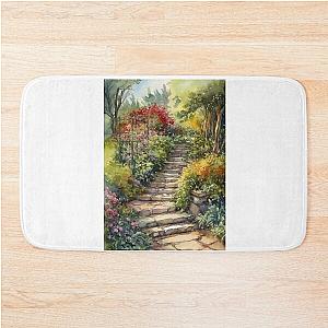 Spring in the garden Bath Mat