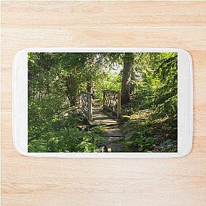 Bridge In The Garden Bath Mat