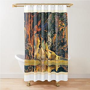 Maxfield Parrish. The Garden of Allah (new version) Shower Curtain