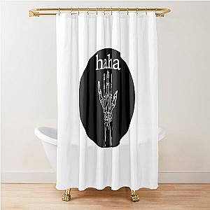 Haha The Garden Band Shower Curtain