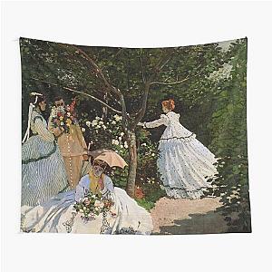 Women in the garden by Claude Monet Tapestry