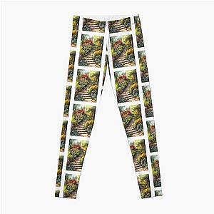 Spring in the garden Leggings