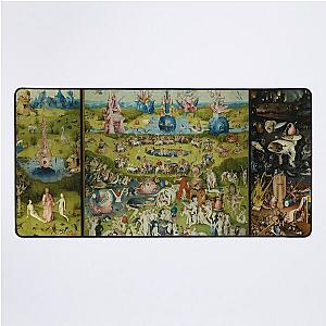 The Garden of Earthly Delights by Hieronymus Bosch (1480-1505) Desk Mat