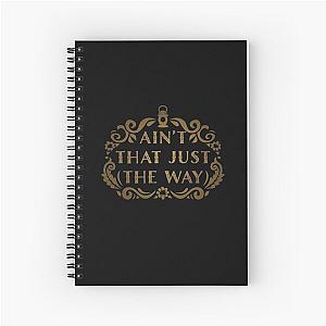 ain't that just the way, over the garden wall, pumpkin, lantern Spiral Notebook