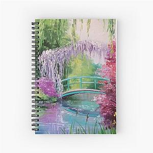 in the garden of Monet Spiral Notebook