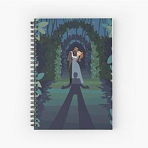 Kiss In The Garden Spiral Notebook