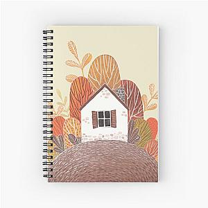 Tiny house in the garden Spiral Notebook