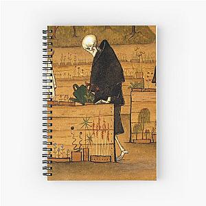 Hugo Simberg - The Garden of Death Spiral Notebook