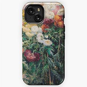 Chrysanthemums in the Garden at Petit–Gennevilliers by Gustave Caillebotte iPhone Tough Case