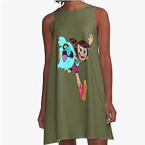 Molly Scratch The Ghost And McGee A-Line Dress