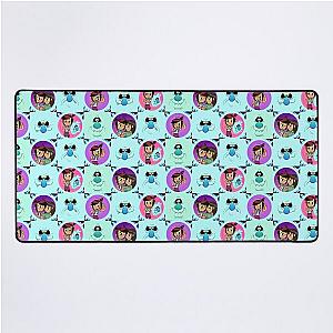 The Ghost and Molly McGee Checkered Pattern Desk Mat