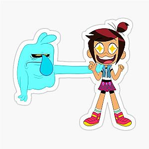 Scratch and Molly The Ghost and Molly McGee Sticker