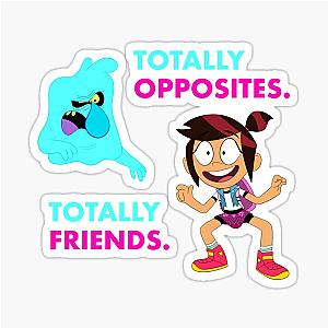 Totally Opposites. Friends. - The Ghost and Molly McGee Sticker