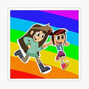 Molly and Libby V2 The Ghost and Molly McGee Sticker
