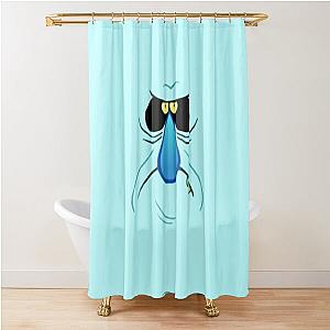 The Ghost and Molly McGee Scratch Scowl Shower Curtain