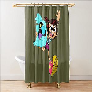 Molly The Ghost and Molly McGee Shower Curtain