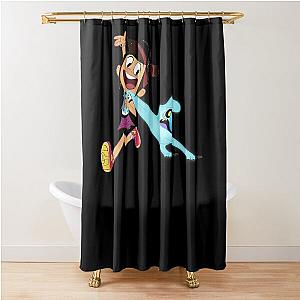 Channel The Ghost and Molly McGee Shower Curtain