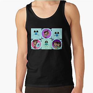 The Ghost and Molly McGee Checkered Pattern Tank