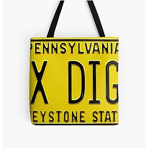 The Goldbergs Marvin's DeLorean License Plate All Over Print Tote