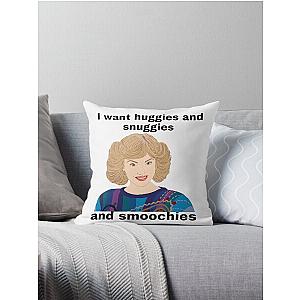 Beverly Goldberg wants huggies and Snuggies Throw Pillow