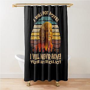 Beverly Hills woman I will not move Shower Curtain