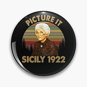 Picture It Sicily 1922 Vintage Retro The Golden Girls Rose Dorothy Blanche Pin