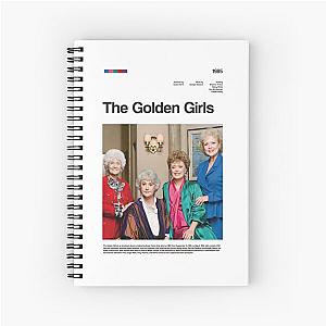 The Golden Girls series poster Spiral Notebook