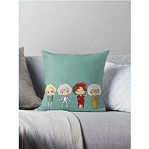 The Golden Girls - Chibis Throw Pillow