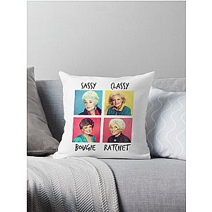 Savage Golden Girls Throw Pillow