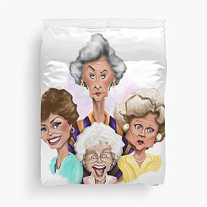 The Golden Girls - Original Caricatures Duvet Cover