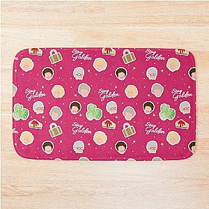 Golden Girls Pattern Bath Mat