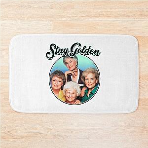 Womens The Golden Girls Stay Golden Four Mature Women TV Show 80s 90s Fans Gifts Bath Mat