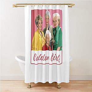 Golden Girls Sticker Shower Curtain