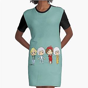 The Golden Girls - Chibis Graphic T-Shirt Dress