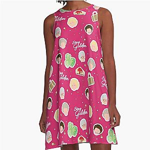 Golden Girls Pattern A-Line Dress