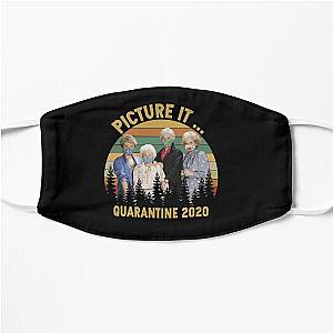 Picture it golden girls quarantine 2020 vintage  Flat Mask