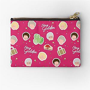 Golden Girls Pattern Zipper Pouch