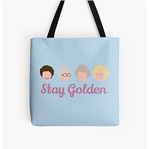 Stay Golden Golden Girls All Over Print Tote Bag