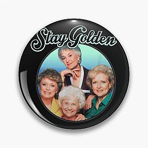 Women Golden Girls Stay Golden Vintage Pin