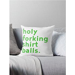 Holy Forking The Good Place Throw Pillow