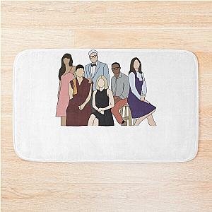 The Good Place Near This cast Illustration Bath Mat