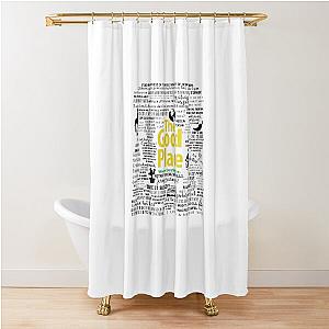 The Good Place Memorable Black Shower Curtain