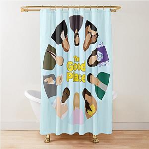 The Good Place Character Shower Curtain