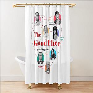 The Good Place Falsettos Shower Curtain