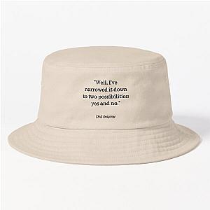 Well I've narrowed it down to yes or no Chidi Anagonye The Good Place Bucket Hat